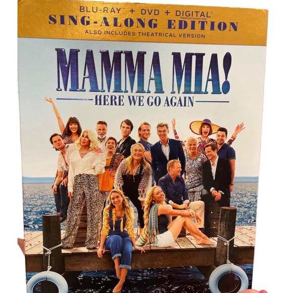Mamma Mia!: Here We Go Again Blu Ray DVD Meryl Streep Amanda Seyfried - Picture 1 of 2